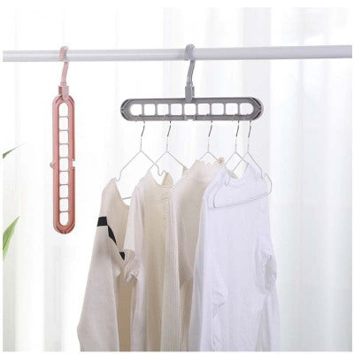 9-Hole Space-Saving Hanger Organizer