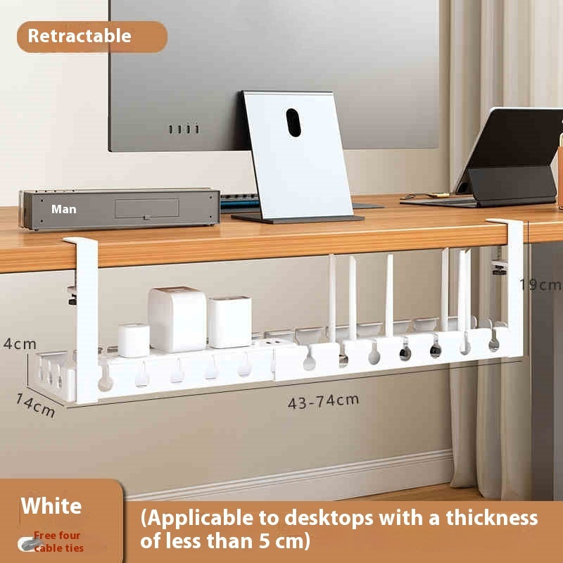 Under-Desk Cable Management Box