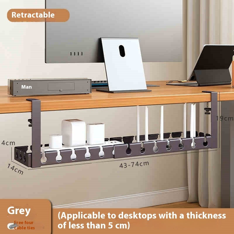 Under-Desk Cable Management Box