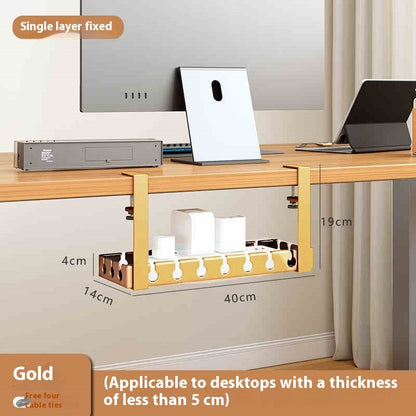 Under-Desk Cable Management Box