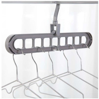 9-Hole Space-Saving Hanger Organizer