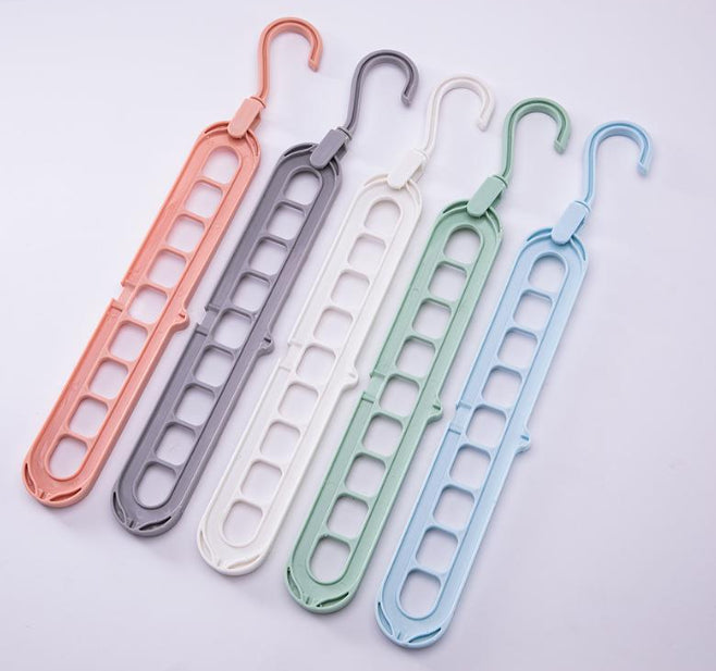 9-Hole Space-Saving Hanger Organizer
