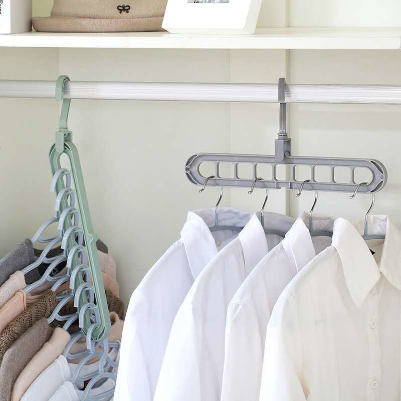 9-Hole Space-Saving Hanger Organizer