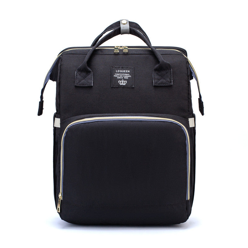 Sac Mommy avec lit pliant – Sac à langer et de couchage pour bébé