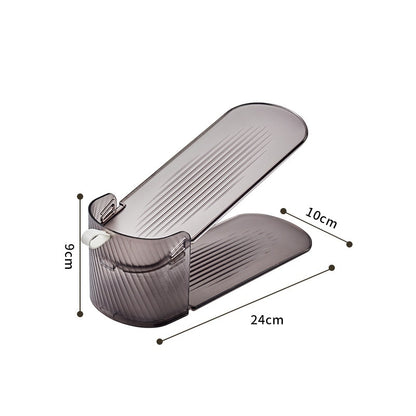 Adjustable Space-Saving Shoe Organizer