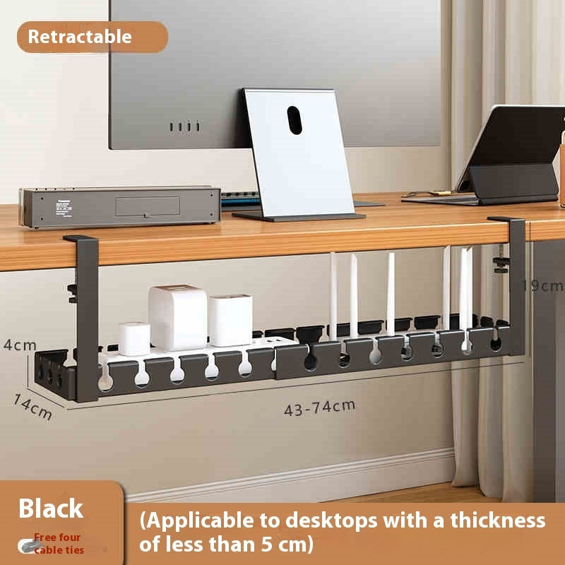 Under-Desk Cable Management Box
