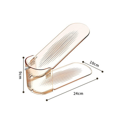 Adjustable Space-Saving Shoe Organizer